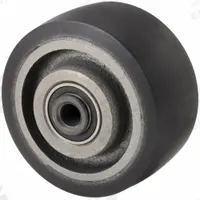 APPROVED VENDOR Caster Wheel: 4 in Wheel Dia., 2 in Wheel Wd, Polyurethane, 975 lb Load Rating, Iron (MPN W-420-DB70-1/2). Key specifications — Brand: APPROVED VENDOR; Wheel/Tread Color: Black.
