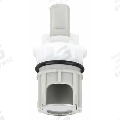 Delta Cartridge: Use with Hot/Cold Water, Plastic, 2 in Overall Lg - Disc Faucet Cartridges