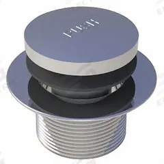 WATCO Drain Stopper: Brass/PVC, Chrome-Plated, 1 5/8 in Overall Dia, Lift and Turn (MPN 68301-CP). Key specifications — Color: Silver; Includes: Strainer Body; Material: PVC.