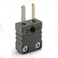 DAYTON Thermocouple Plug: Jack, For Type J Thermocouple Type, Mini Plug, Flat, Flat (MPN 36GK82). Key specifications — attr1432255: Flat; attr1276097: Jack; attr1276082: Mini Plug; attr1276092: DAYTON; attr1276087: Black; attr1276088: Glass-Filled Nylon; attr1276089: 36GK82.