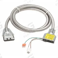 LITHONIA LIGHTING Fixture Cable: 7 in Lg, 2 1/4 in Wd, 1 1/4 in Ht (MPN OFC 120-12/2G 07 M10). Key specifications — Includes: Power Feed Wires; Accessory Type: Modular Wiring; For Use With: Z Series Fluorescent Striplights; Brand: LITHONIA LIGHTING.