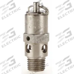 CONRADER Safety Valve: Hard Seat, 1/4 in (M)NPT Inlet (In.), 200 psi Preset Setting (PSI) (MPN SRH250-SS-200). Key specifications — attr291993: Hard Seat; attr291998: Stainless Steel; attr292007: Stainless Steel; attr292009: Stainless Steel; attr294753: CONRADER.