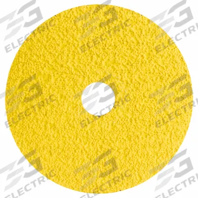 NORTON Fiber Disc: 5" x TN Quick-Change, Ceramic, 36 Grit - Cool-Cutting Fiber Discs for Stainless Steel & Nickel Alloys