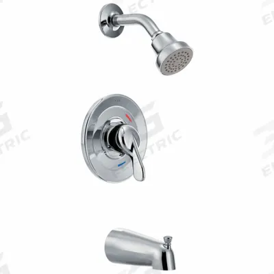 CLEVELAND FAUCET GROUP Shower Faucet: Cornerstone, 1.75 gpm Fixed Showerhead Flow Rate - Bathtub Spout & Fixed Showerhead Faucet Combinations