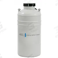 AMERICAN BIOTECH SUPPLY Cryogenic Vapor Shipper: 4.3 L Capacity, 8 3/4 in Overall Dia, Aluminum (MPN ABS VS 5). Key specifications — Brand: AMERICAN BIOTECH SUPPLY; Material: Aluminum; Includes: Canister.