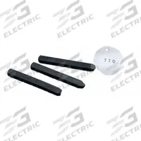 APPROVED VENDOR Hand Stamp Kit: 0 thru 9 (6 doubles as 9), 1/2 in Character Ht, 3 3/8 in Shank Lg (MPN 3XDG6). Key specifications — Material: Steel; Brand: APPROVED VENDOR; Characters Included: 0 thru 9 (6 doubles as 9).