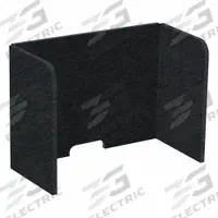 VERSARE Divider Panel: 18 in Overall Ht, 24 in Overall Wd, 12 in Overall Dp, Black, Polyester (MPN 7826124). Key specifications — attr990357: Black; attr990327: VERSARE; attr990360: Polyester.