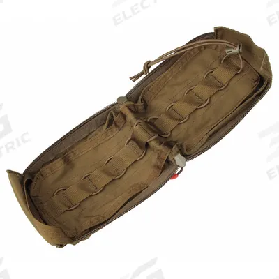 BLACKHAWK Medical Pouch: Green, Nylon, 7 in x 5 1/2 in - Medical Pouches
