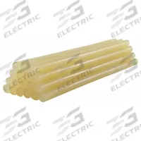SUREBONDER Hot Melt Adhesive: 601, Smooth Sticks, 7/16 in Dia, 15 in Lg, Tan, 25 lb Pack Qty, 300 PK (MPN 601R15). Key specifications — Primary Applications: Carton Sealing; Melting Temperature: 210°F; Color: Tan; Series: 601; FDA Compliance: 21 CFR 175.105; Brand: SUREBONDER; Materials Bonded: Fabric; Secondary Compatible Materials: Fabric and Foam.