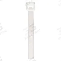 PANDUIT Cable Tie: 7 1/2 in Nominal Lg, 1 3/4 in Nominal Max. Bundle Dia., 0.19 in Wd, Std, 1,000 PK (MPN PLT2S-M). Key specifications — Outdoor Use: No; Color: Natural; Brand: PANDUIT.