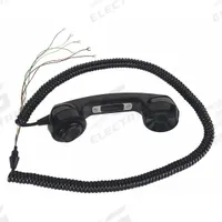 HUBBELL GAI-TRONICS Handset Kit: Plastic, Handsets, Cable Tie/Curly Cord/Screws/Spring Clip, 246/256 (MPN 12515-008). Key specifications — Compatible with Series: 256; Manufacturer Part Number: 12515-008; Compatible with Manufacturer Model Number: 227-001; Product Type: Pressbar Handset; For Use With: Telephones; Includes: Cable Tie; Brand: HUBBELL GAI-TRONICS; Color: Black.