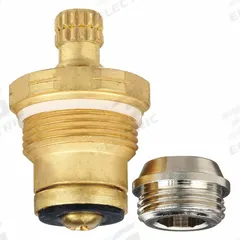GERBER Cartridge: For Gerber Classics Kitchen and Bathroom Sink Faucets Series, Use with Cold Water (MPN G0098001). Key specifications — Compatible Series: Gerber Classics Kitchen and Bathroom Sink Faucets; For Water Temperature: Cold; Compatible Brand: Gerber; Product Type: Cartridge; Material: Brass.