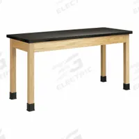 Plain Apron Table: 24 in Overall Wd, 30 in Overall Ht, 5 ft Overall Lg, Epoxy, 500 lb Load Capacity (MPN P7606K30E). Key specifications — Brand: DIVERSIFIED SPACES; Countertop Material: Epoxy.