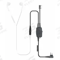 EARPHONE CONNECTION Surveillance Kit: Fits Motorola, Earbud, Push To Talk, 2 Wires, Shirt/Lapel Mic (MPN EP603). Key specifications — attr921014: Two Pin; attr921008: P110; attr921002: Yes; attr920998: EP603; attr921012: EARPHONE CONNECTION.