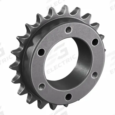 TSUBAKI Sprocket: For 40 Chain, 22 Teeth, 3.513 in Pitch Dia, 3.78 in Outside Dia - Size 40 Bushed-Bore Roller Chain Sprockets
