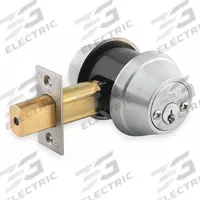 DORMAKABA Deadbolt Lock: Cylindrical, SFIC, 2 in Door Thick - Max, Chrome (MPN QDB182626S4DBSSCKD). Key specifications — ADA Compliant: Yes; Brand: DORMAKABA; Cylinder Core Type: Small Format Interchangeable Core Cylinder; Finish: Satin Chromium-Plated; Keyway Type: Schlage C; Includes Core: Core Included; Ligature Resistance: Not Ligature-Resistant.