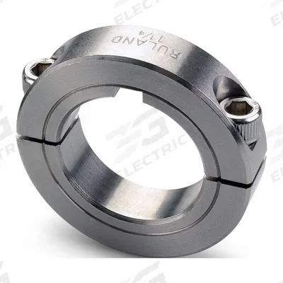 RULAND MANUFACTURING Keyed Shaft Collar: 2-Piece, Metric, Round Keyed, Clamp On - Two-Piece Keyed Shaft Collars