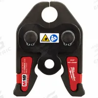 MILWAUKEE Press Jaw: 3/4 in Pipe, PEX, For ASTM F1807/F2159, Extended/Std Tool Types (MPN 49-16-2653C). Key specifications — attr518773: Jaws; attr518762: PEX; attr518771: Steel; attr518761: ASTM F1807/F2159; attr518760: MILWAUKEE.