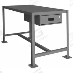 DURHAM MFG Work Table: Fixed Ht, Steel, 48 in x 24 in, 2,000 lb Overall Load Capacity, Steel (MPN MTD244830-2K195). Key specifications — Brand: DURHAM MFG; Unit Type: Not Expandable or Modular.