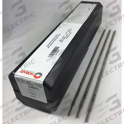 HOBART Stick Electrode: Stainless Steel, E308/308L-16, 3/32 in x 12 in - E308 Stick Welding Electrodes