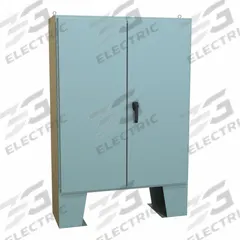 HAMMOND Electrical Enclosure: Steel, 60 in x 48 in x 17 in, NEMA 12, w/Panel, Solid Cover, Hinged (MPN 1422B16F). Key specifications — Brand: HAMMOND; Closure Method: Handle; Knockouts: Not Included.