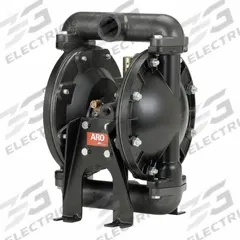 ARO Diaphragm Pump: Aluminum Body, 1 in, NPT Connection, 35 gpm, 270 ft Max. Head, Buna-N Diaphragm (MPN 66610A-322-C). Key specifications — Brand: ARO; Seat Material: PP; Check Valve Material: Buna-N.