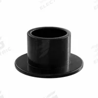 OILITE Flanged Sleeve Bearing: PEEK, 1/4 in Bore, 5/16 in OD, 1/4 in Overall Lg, Black, 10 PK (MPN PF-0405-02B). Key specifications — Brand: OILITE; Color: Black.