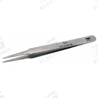 AVEN Tweezers: Titanium, Round, Straight Tip, 2.07 mm Tip Thick (MPN 18049TT). Key specifications — attr1002355: Titanium; attr1002345: AVEN; attr1002348: Titanium; attr1002358: Smooth; attr1002361: 2A; attr1024781: Standard.