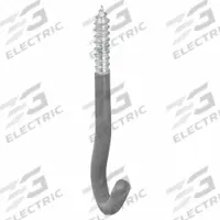 APPROVED VENDOR Tool Hook: Screw-In, 15 lb Wt Capacity, 1 Points per Hook, Gray, 2 3/8 in Projection (MPN 49GV51). Key specifications — attr1068644: Gray; attr1068645: Vinyl; attr1068655: Steel; attr1068664: Tool Hook.
