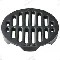 JAY R. SMITH MFG. CO Grate: A, Round, 7 7/8 in Overall Dia, 1 in Overall Ht, Ductile Iron, Tan (MPN 2120GM). Key specifications — Finish: Duco-Coated; Brand: JAY R. SMITH MFG. CO; Color Family: Brown.