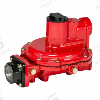 FISHER LPG Pressure Regulator: Lever-Acting Gas, 2,100,000 BtuH Gas Capacity, Aluminum - Lever-Acting Gas Pressure Regulators