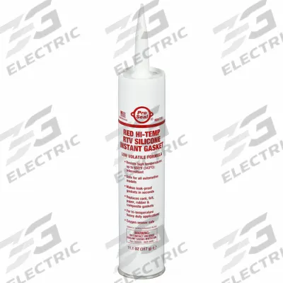 PRO SEAL RTV Gasket Maker: Low Volatile Hi-Temp Instant Gasket, 11.1 oz, Cartridge - High-Temperature Oil-Resistant RTV Gasket Makers
