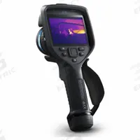 FLIR Infrared Camera: 14° x 10°/24° x 18°, SD Card/USB/Wireless, 640 x 480, Exx-Series (MPN FLIR E76 DFOV 14 + 24). Key specifications — Focus Method: Manual; Manufacturer Part Number: FLIR E76 DFOV 14 + 24; Brand: FLIR; Field of View: 24° x 18°; Intrinsic Safety: Not Specified Intrinsically Safe; Lens Angles Included: 24°, 14°.