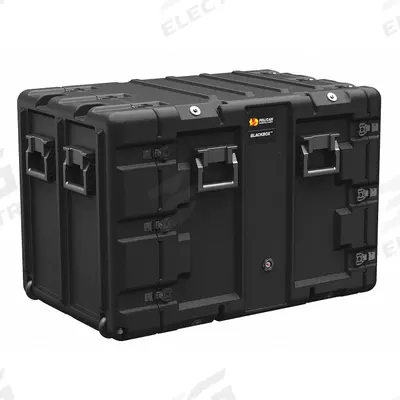PELICAN Protective Case: 23 1/2 in x 31 3/8 in x 11 3/8 in Inside, Black - Protective Rack-Mount Cases