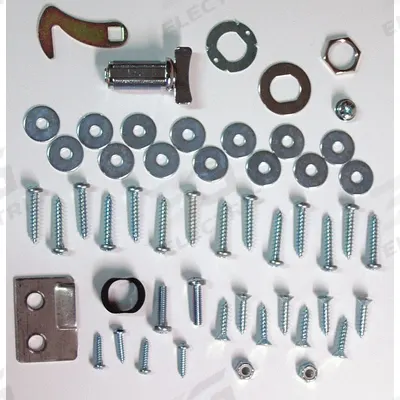 RUBBERMAID COMMERCIAL PRODUCTS Plaza Container Hardware Kit: Fits Rubbermaid Commercial Brand - Material Handling Parts