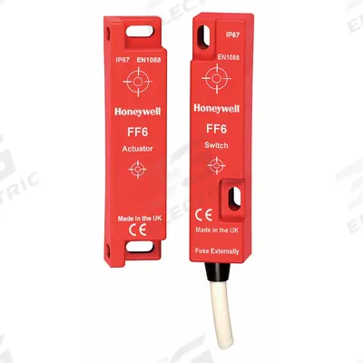 Honeywell Magnetically Actuated Safety Interlock Switch: FF6 Series, 1NC - AC Safety-Interlock Switches
