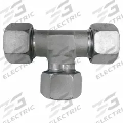 BRENNAN INDUSTRIES Compression Tee Fitting: M42x2.0 x M42x2.0 x M42x2.0 Thread Size, Volz (MPN D2603-S30-S30-S30-SS). Key specifications — Series: Volz; Brand: BRENNAN INDUSTRIES.