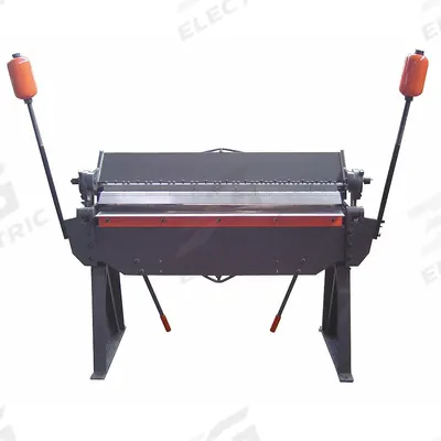 Dayton Sheet Metal Brake: Hand Lever : Top and Bottom Edge Actuation + Finger - Manual Box & Pan Brakes
