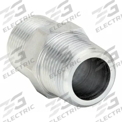 PARKER Metal Pipe Straight: Straight, Steel, 1 in x 1 in - Hydraulic Threaded Extreme-Pressure Pipe Fittings