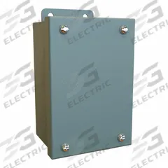 HAMMOND Electrical Enclosure: Steel, 6 in x 4 in x 3 in, NEMA 12/13, w/Panel, Solid Cover, Screw On (MPN 1414SCC). Key specifications — Brand: HAMMOND; Closure Method: Screws; Knockouts: Not Included.