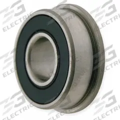 DAYTON Flanged Radial Ball Bearing: R4, 1/4 in Bore, 0.69 in Flange Dia, Dbl Sealed, 5/8 in OD (MPN 1ZGE6). Key specifications — Bearing Industry Number: R4; Brand: DAYTON.