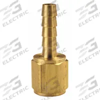 DIXON VALVE & COUPLING Barbed Hose Fitting: For 3/8 in Hose I.D., Hose Barb x NPTF, Male x Female (MPN 1040608C). Key specifications — Fitting Connection Type: Hose Barb x NPTF; Fitting Gender: Male x Female; Nipple Grip Type: Hex; Brand: DIXON VALVE & COUPLING.
