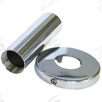 APPROVED VENDOR Escutcheon Kit: For Gerber Shower Faucets Series, Metal, Chrome Finish (MPN GE10964). Key specifications — Finish: Chrome; Compatible Series: Gerber Shower Faucets; Brand: APPROVED VENDOR.
