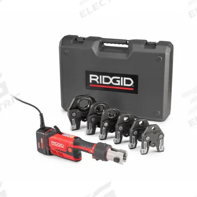 RIDGID Cordless Press Tool Kit: 18V Li-Ion, Std, Inline, For 1/2 in to 2 in Pipe - Ridgid Press Fitting Tools