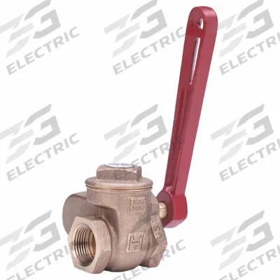 MILWAUKEE VALVE Gate Valve: 4 in, Bronze, Non-Rising, FNPT x FNPT - Lever Operated Bronze General Purpose Gate Valves