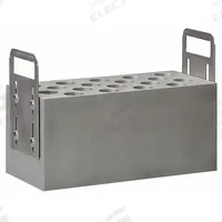 LABCONCO Heat Block: Aluminum, 15 in Overall Wd, 15 in Overall Lg, 28 Wells, 95 mm Well Dia, 720 mL (MPN 7322800). Key specifications — Product Type: Dry Bath Block; Includes Thermometer Well: Yes; Material: Aluminum; Volume Capacity: 720 mL; Brand: LABCONCO.