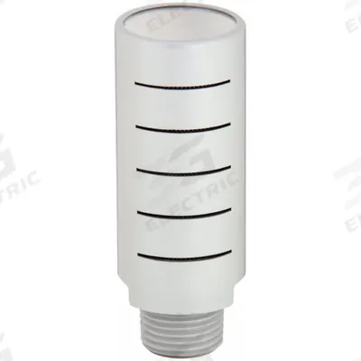 SPEEDAIRE Silencer Muffler: 1/2 in NPT, 1 in Hex Size, Aluminum, Mesh SST - Pneumatic Exhaust Silencers / Mufflers