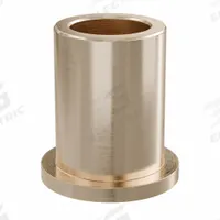 Flanged Sleeve Bearing: Bronze, SAE 841, 5/8 in Bore, 7/8 in OD, 1 1/4 in Lg, 10°F to 220°F, 3 PK (MPN ECOF101420). Key specifications — System of Measurement: Inch; Lubricant Material: USDA H-1 Approved; Material Grade: SAE 841; Flange Type: Flanged; Brand: BUNTING BEARINGS.