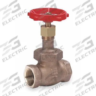 MILWAUKEE VALVE Globe Valve: For Gas/Oil/Steam/Water Media, Bronze, Z-Body, 1/8 in Pipe Size - Bronze Straight-Body General-Service Globe Valves