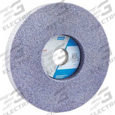 NORTON Recessed Grinding Wheel: Type 5, 8" x 1" x 1 1/4", 32A46-IVBE - Grinding Wheels for Moderate-to-Heavy Grinding of Tool Steels